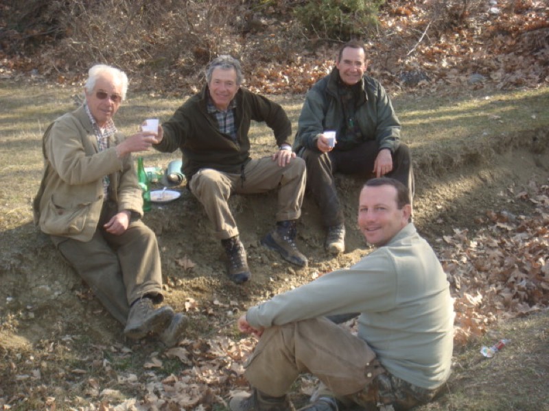 Pausa nel bosco